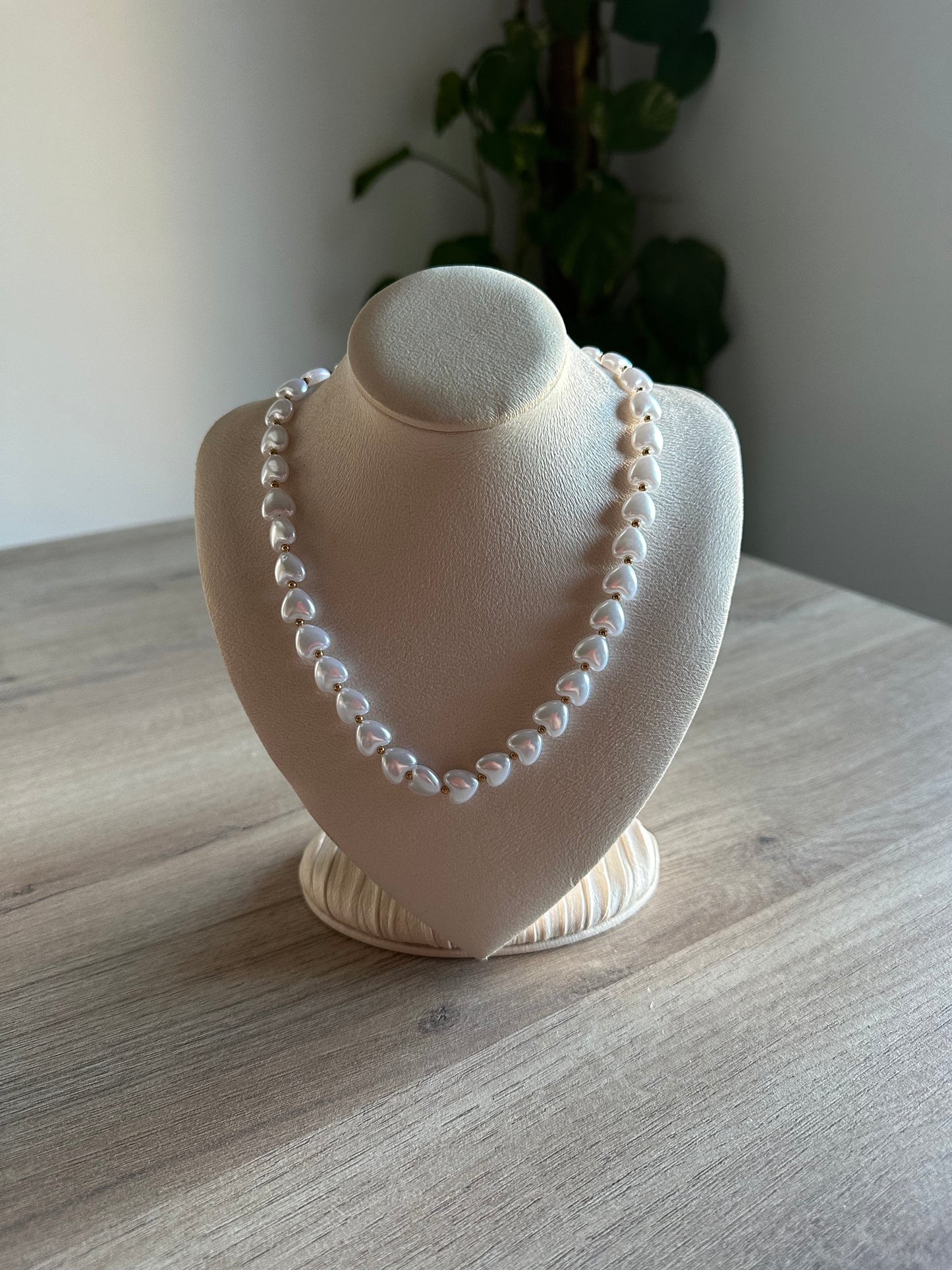 Collar Perla Corazón