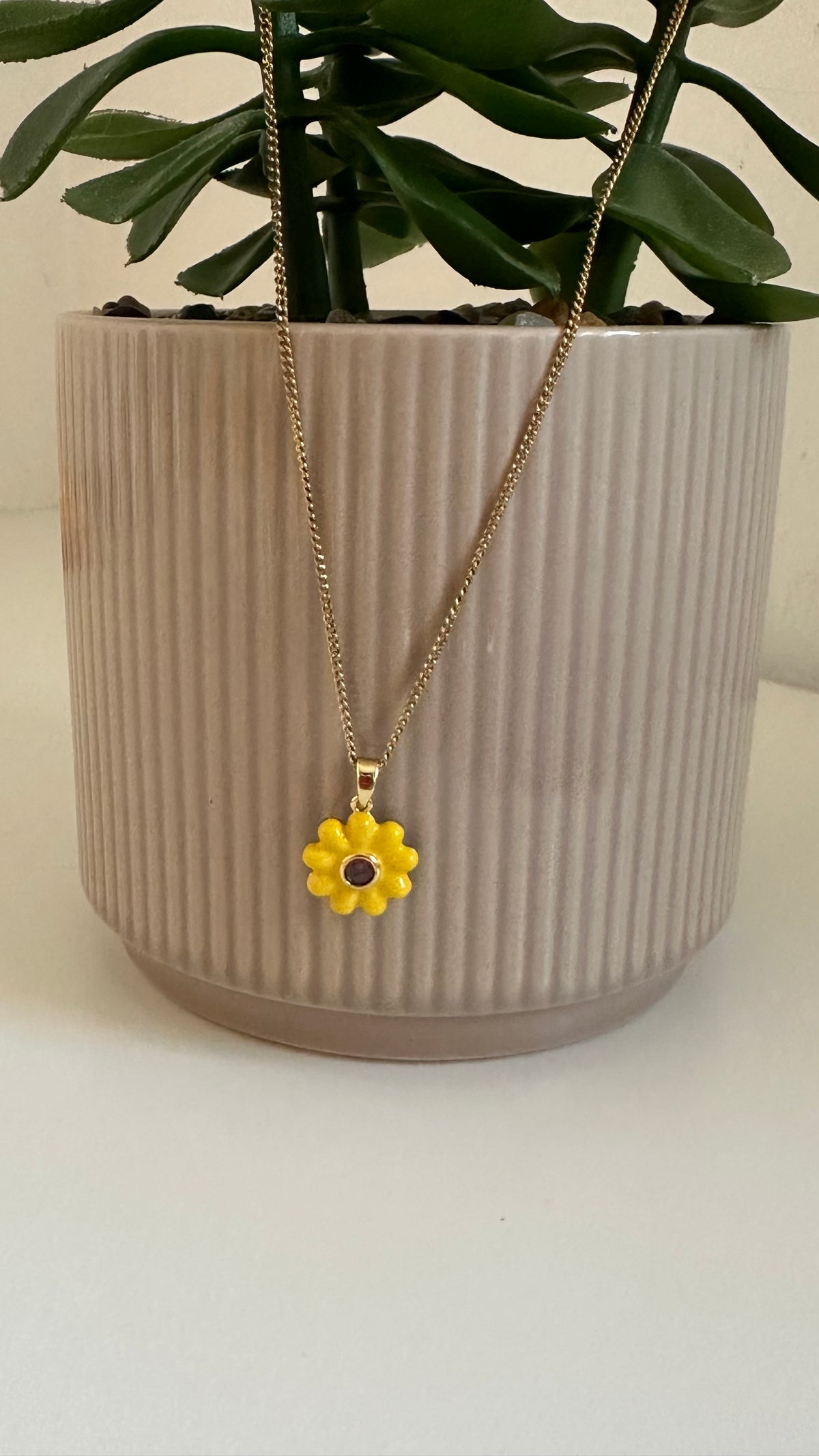 Colgante Flor amarilla