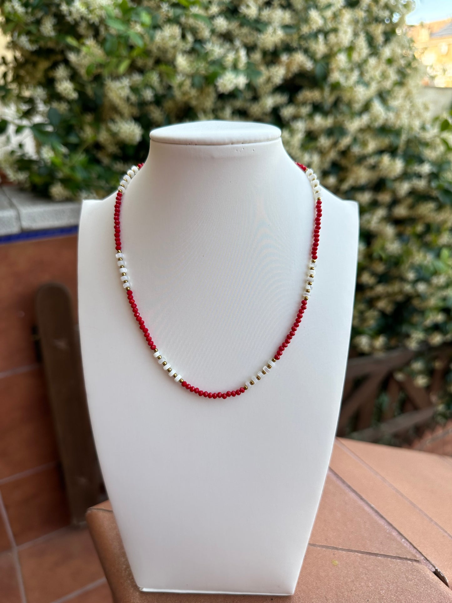 Collar piedra red