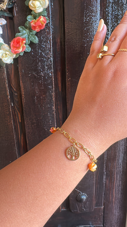 Pulsera Vida Naranja