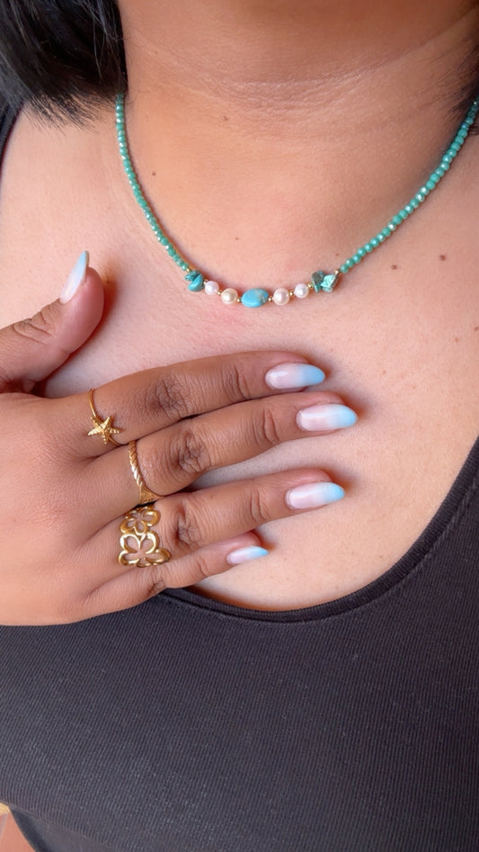 Collar piedra jade