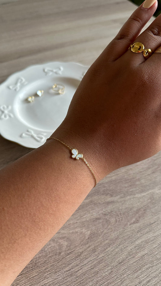 Pulsera mini mariposa