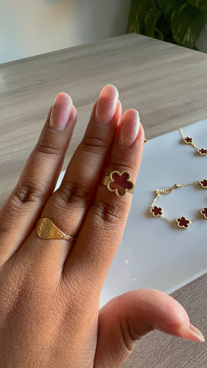 Anillo Trébol Brown
