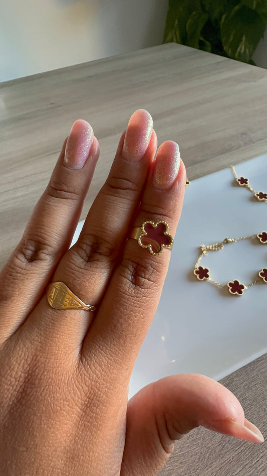 Anillo Trébol Brown