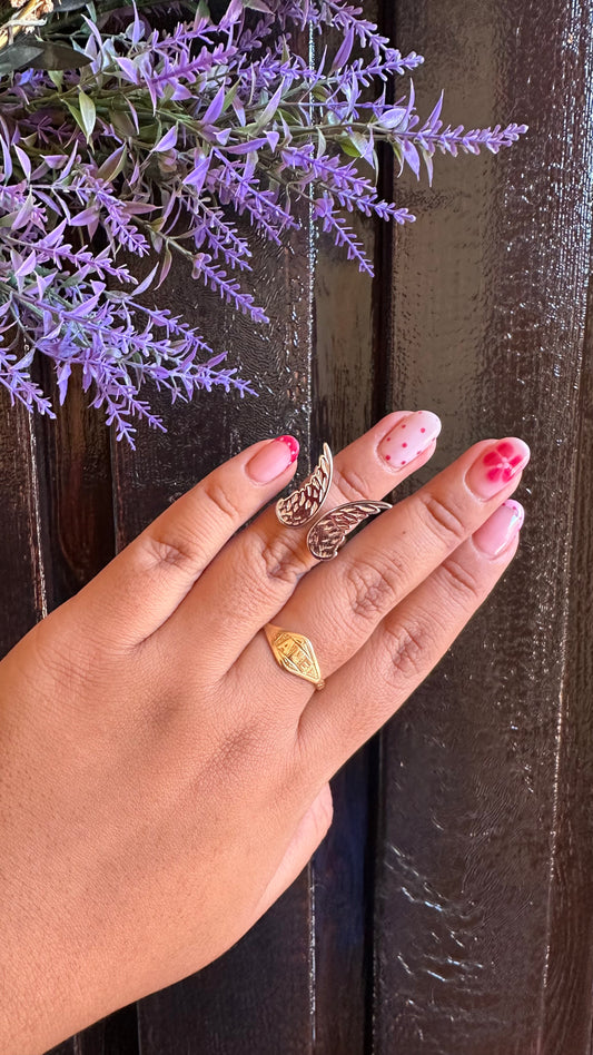 Anillo Alas Silver