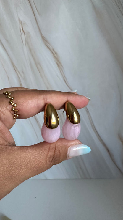 Pendiente Rosa Glow
