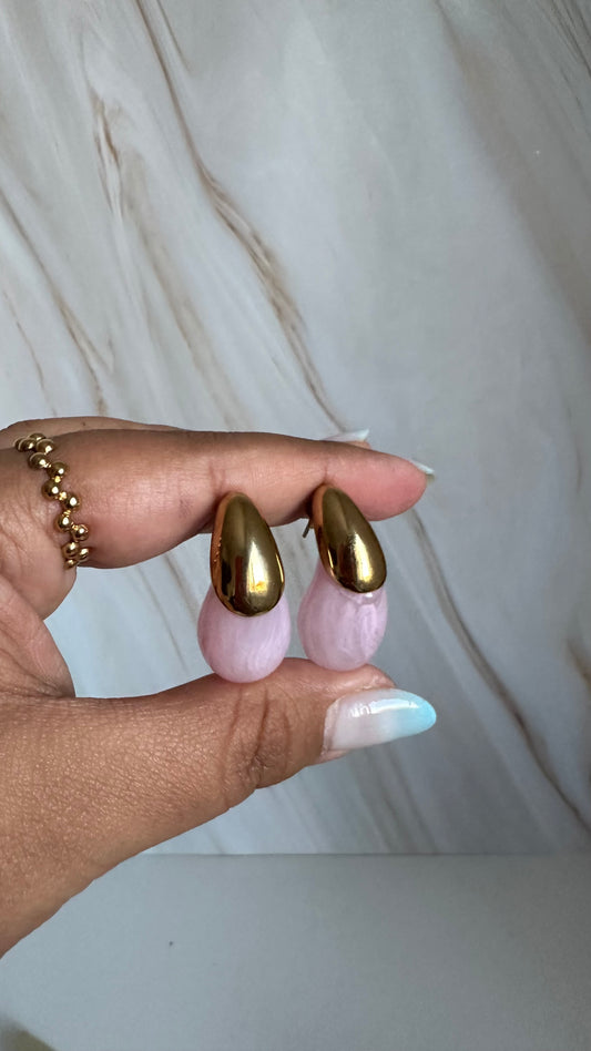 Pendiente Rosa Glow