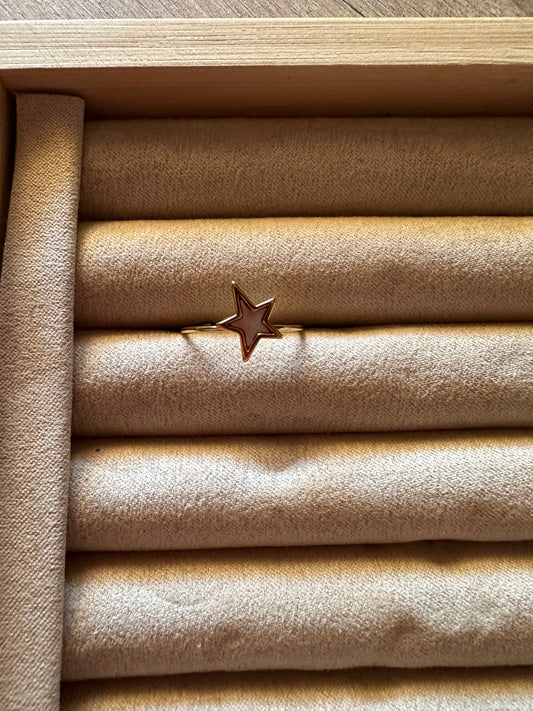 Anillo estrella Nácar