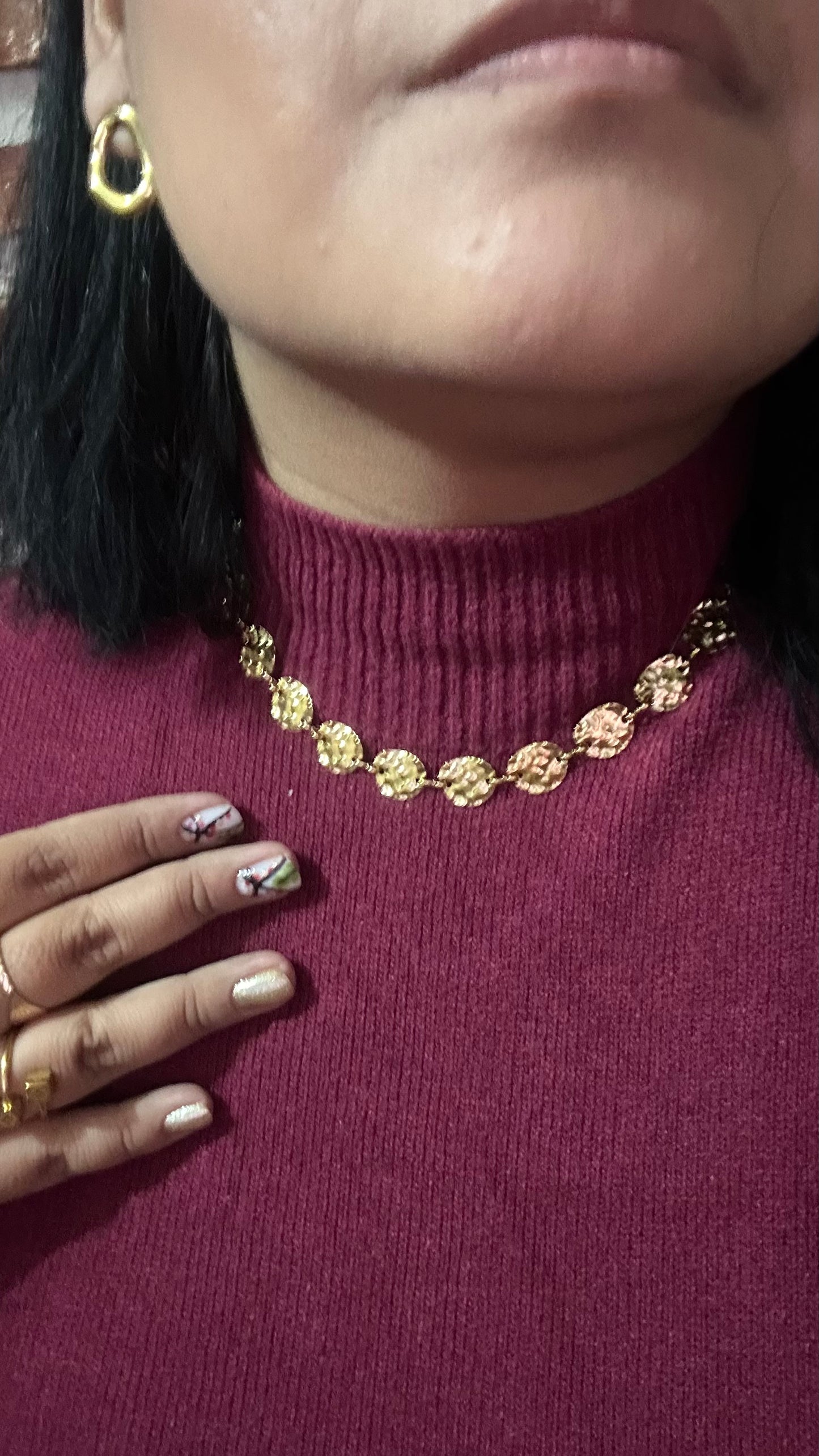 Collar moneda gold