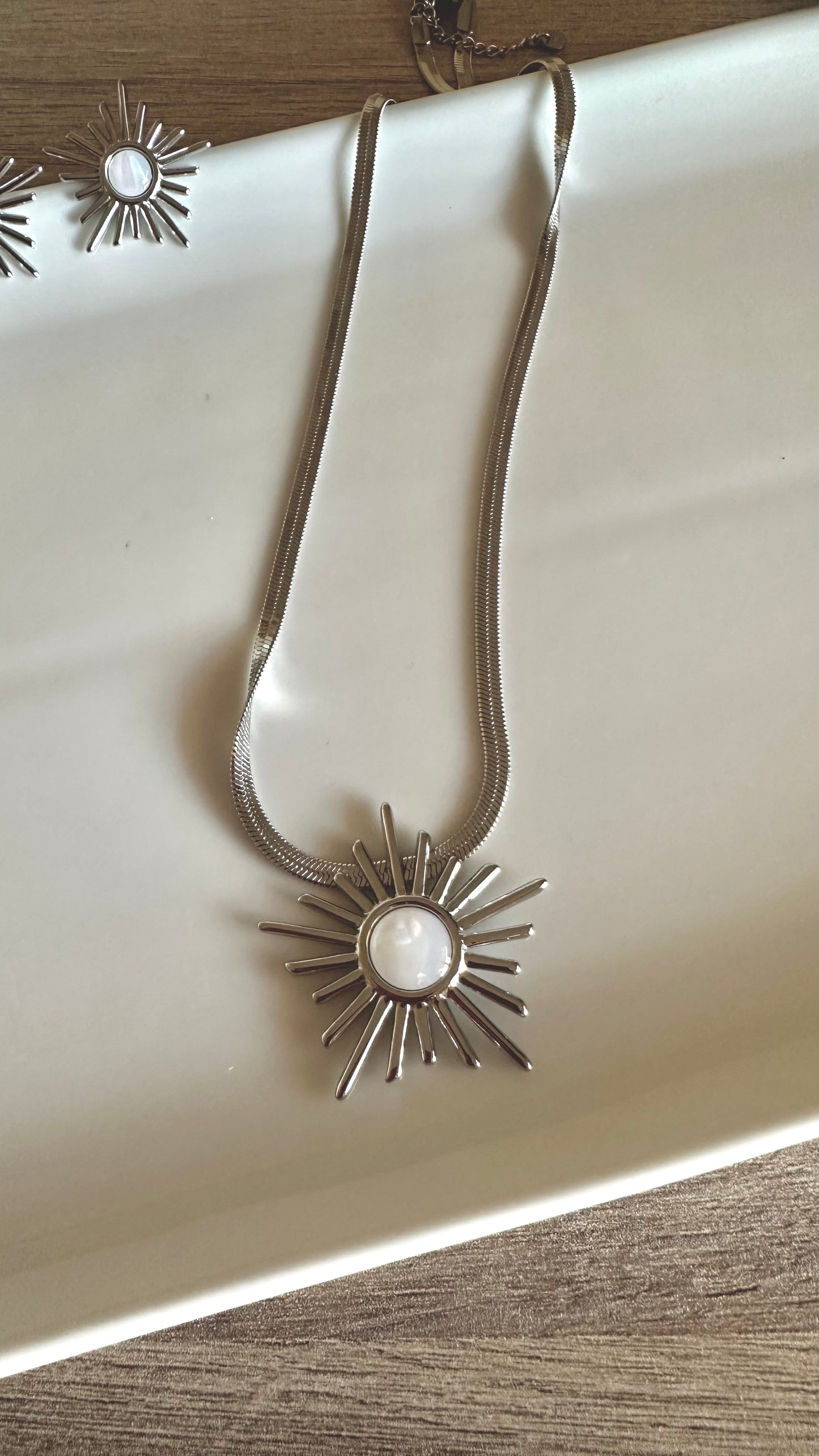 Collar Sol Plata
