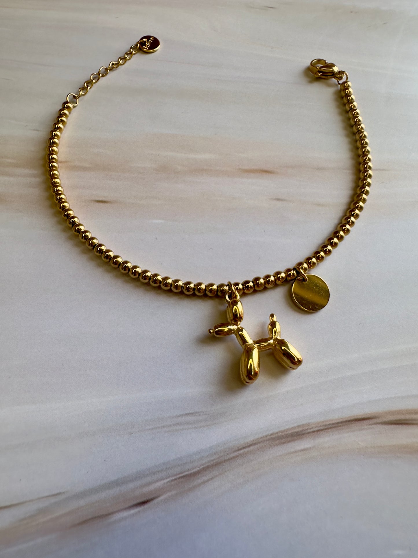 Pulsera Pet dorado