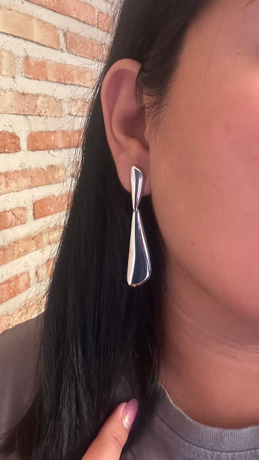 Pendiente Lágrima Silver