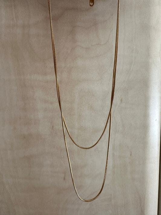 Doble collar fino