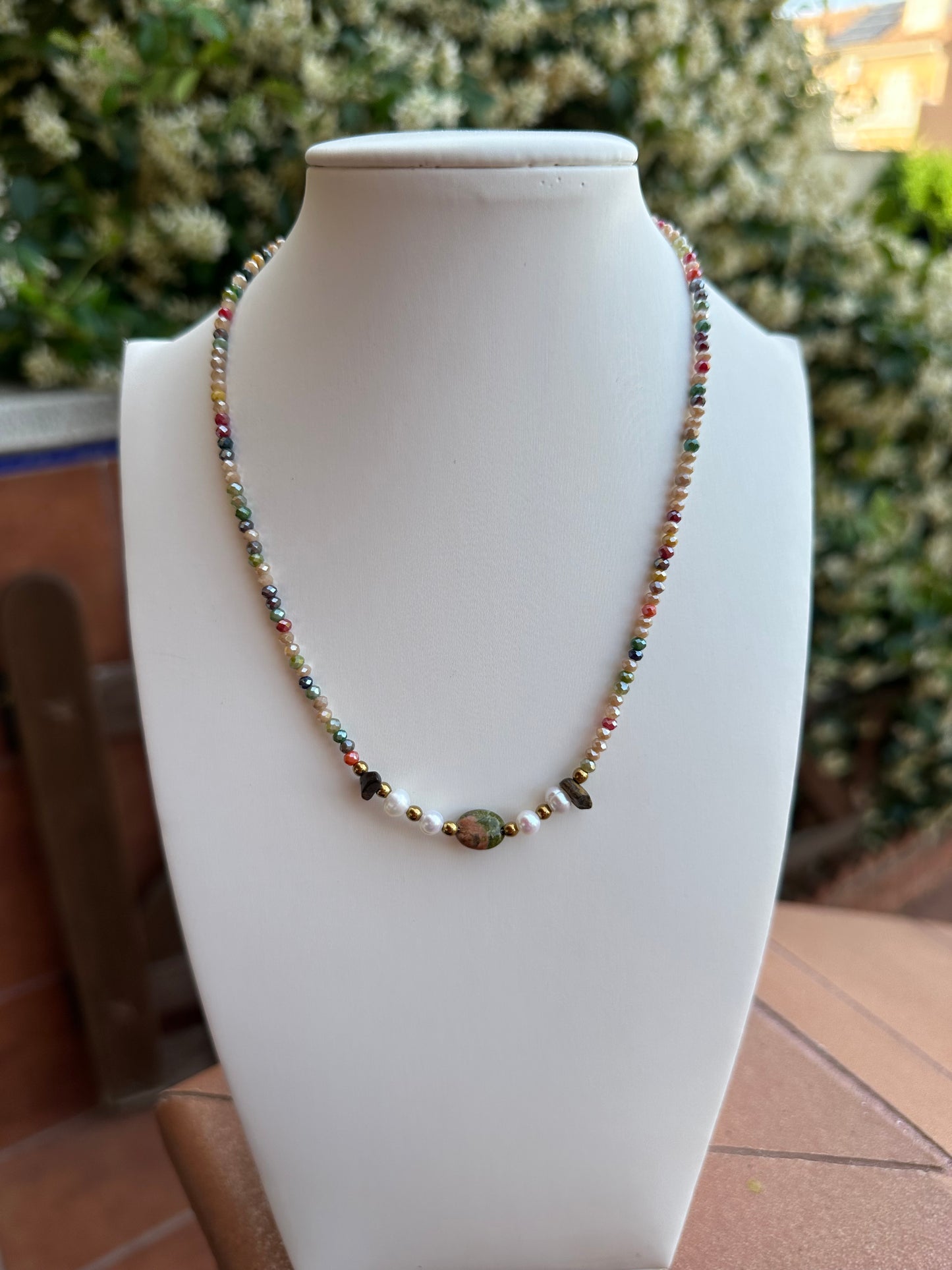 Collar piedra Color