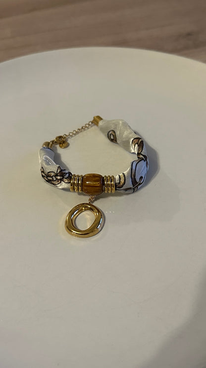 Pulsera pañuelo blanco
