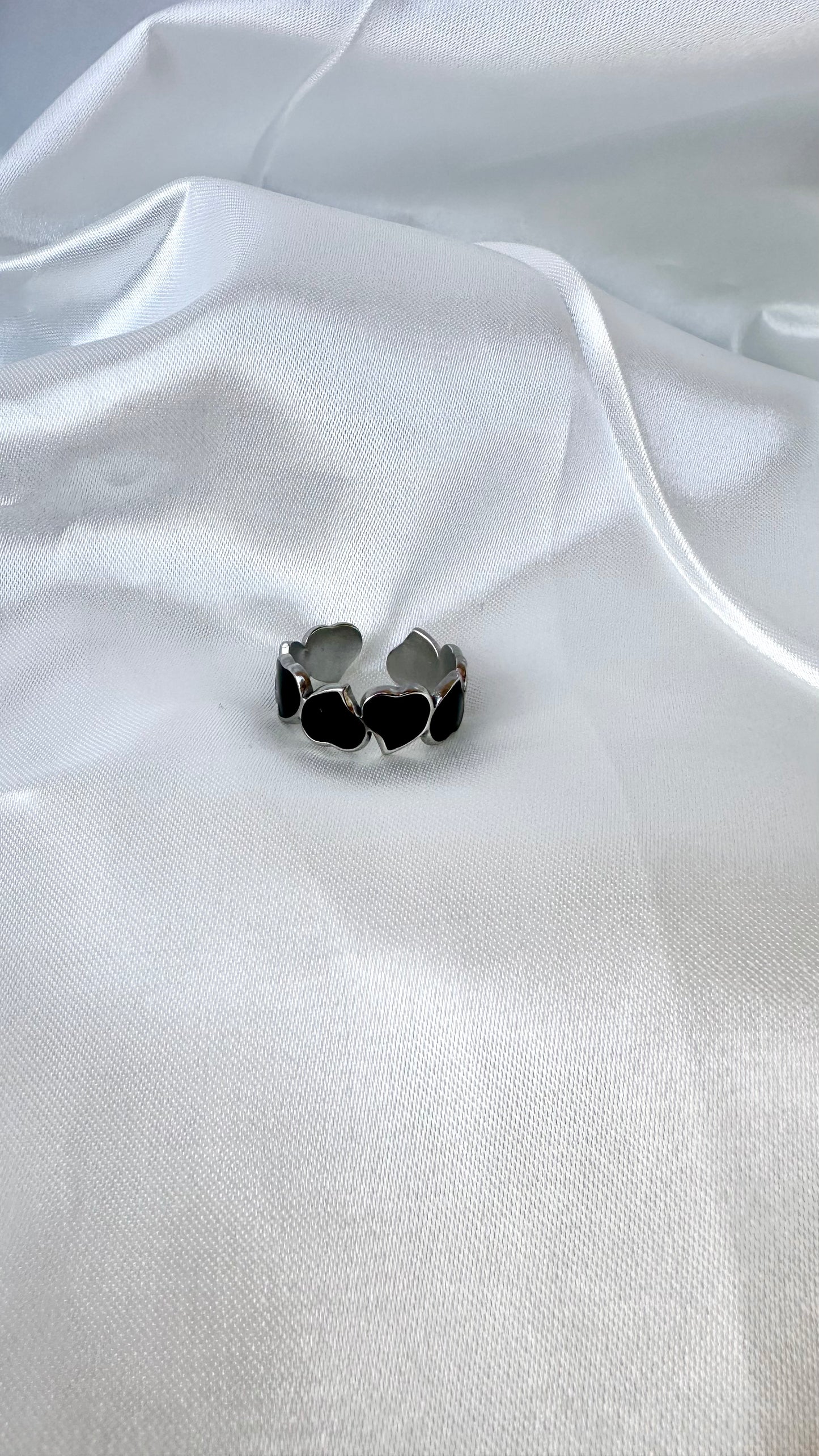Anillo Silver black