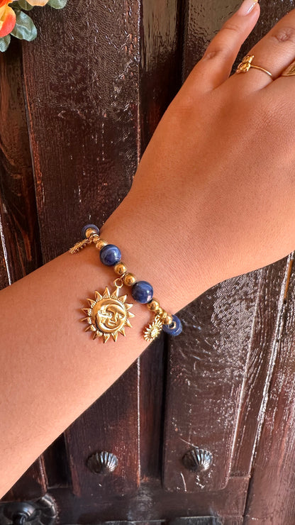 Pulsera Sol azul