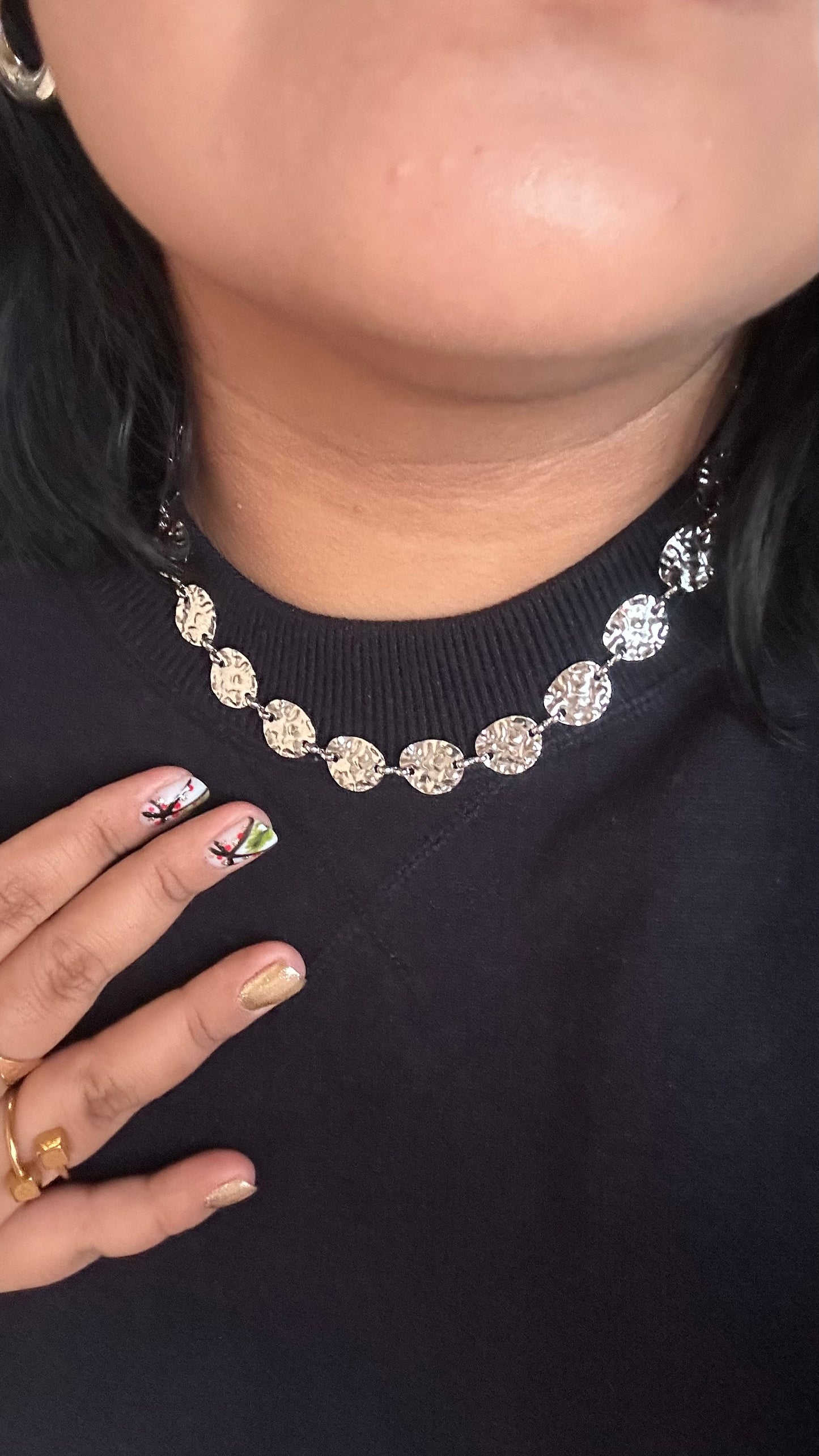 Collar moneda Silver
