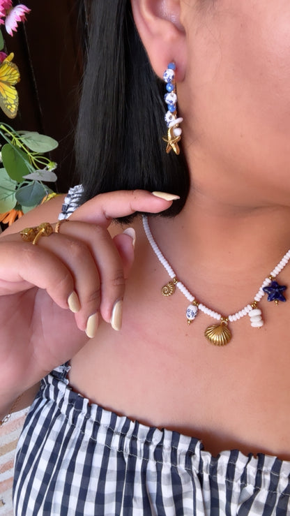 Argolla Estrella azul
