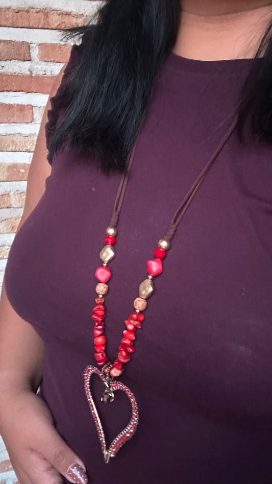 Collar Valle rojo