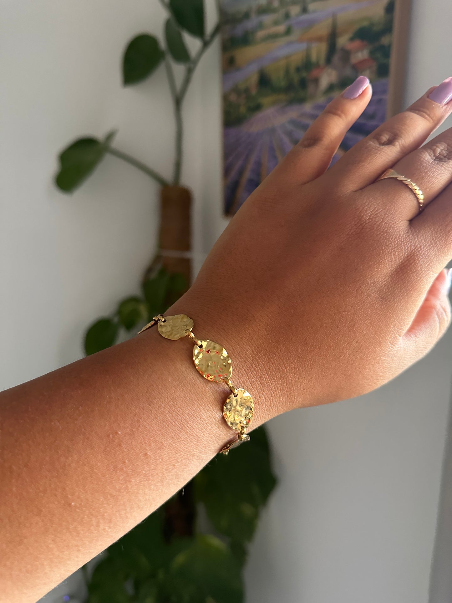Pulsera Moneda gold