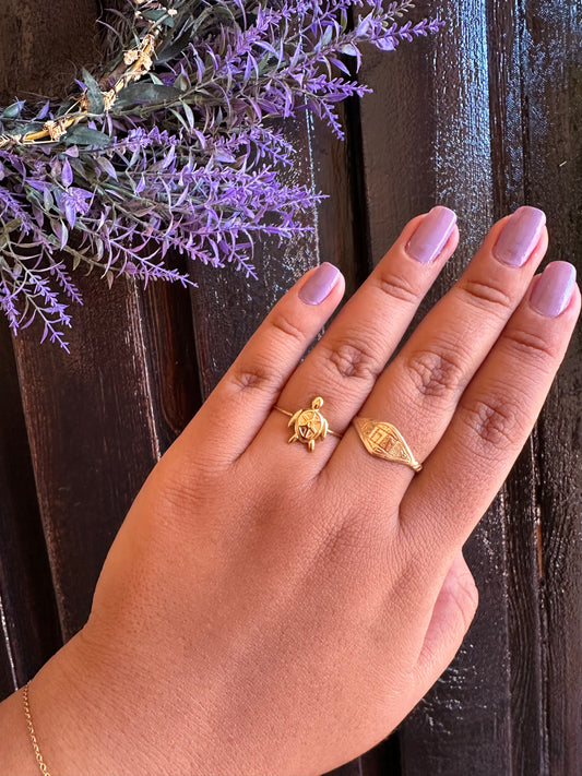Anillo tortuga