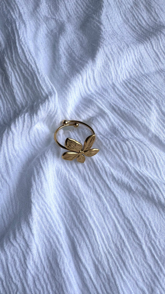 Anillo Flower gold