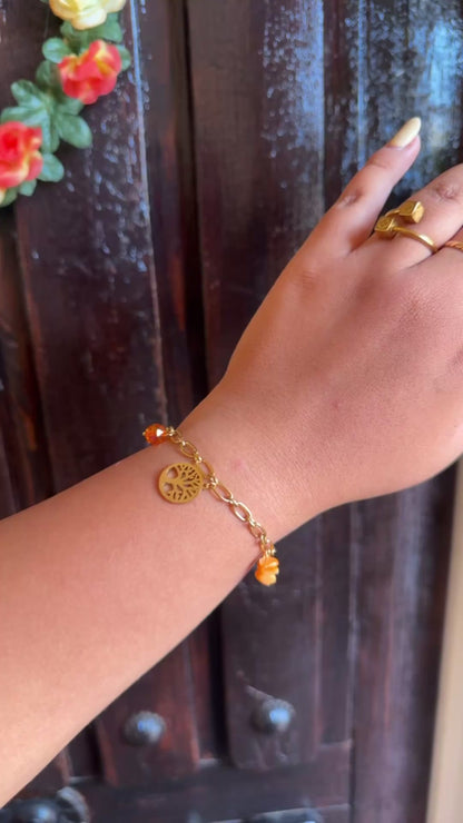 Pulsera Vida Naranja