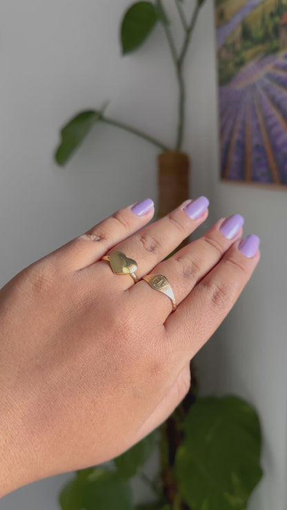 Anillo Corazon