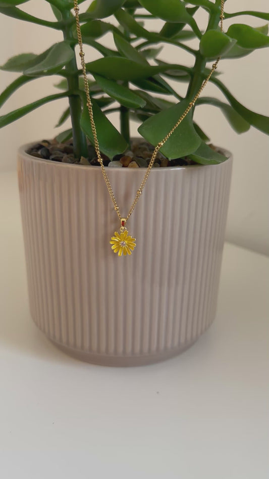 Collar Margarita Amarilla