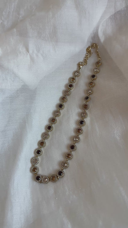 Collar Brillo Marrón