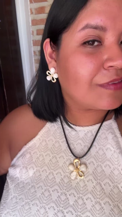 Set Flor Blanca