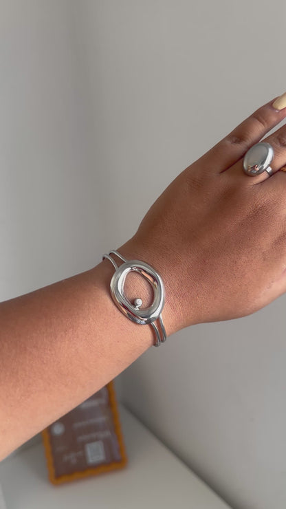 Brazalete Dana plateado